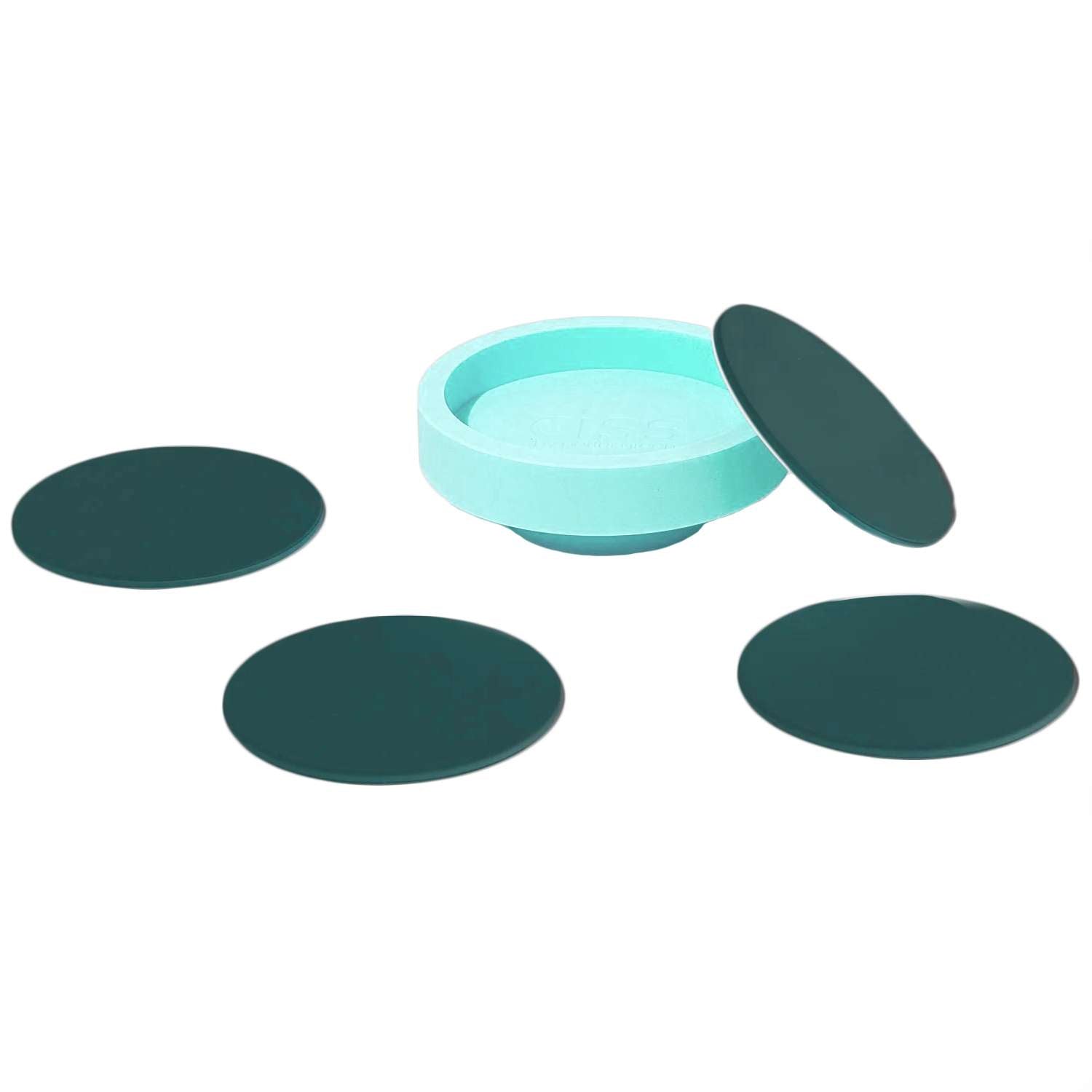 POSAVASOS DE SILICONA CISS PORTER GREEN - MIST & INK